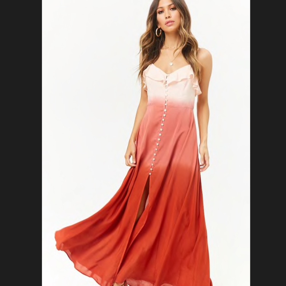 Ombré maxi dress